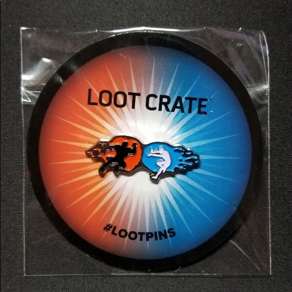 Loot Crate Accessories Loot Crate Showdown Ice Fire Fight Pin Poshmark